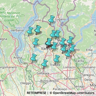 Mappa Via G. Feltre, 21100 Varese VA, Italia (10.5)