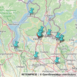 Mappa Via G. Feltre, 21100 Varese VA, Italia (13.37583)