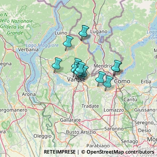Mappa Via G. Feltre, 21100 Varese VA, Italia (8.00667)