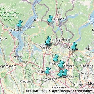 Mappa Via G. Feltre, 21100 Varese VA, Italia (14.645)