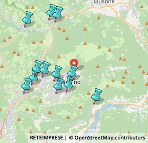 Mappa Via degli Alpini, 24024 Gandino BG, Italia (4.075)