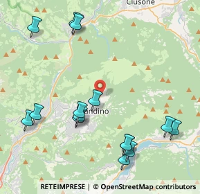 Mappa Via degli Alpini, 24024 Gandino BG, Italia (4.846)