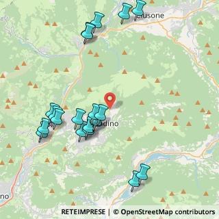 Mappa Via degli Alpini, 24024 Gandino BG, Italia (4.5105)