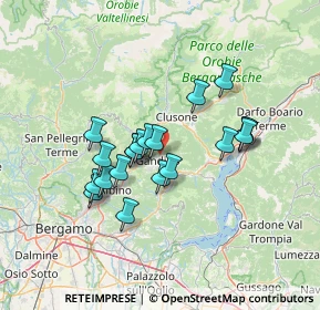 Mappa Via degli Alpini, 24024 Gandino BG, Italia (11.1785)