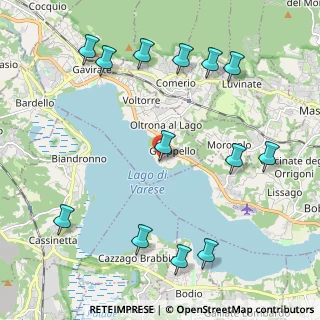 Mappa Via al Lago, 21026 Gavirate VA, Italia (2.53154)