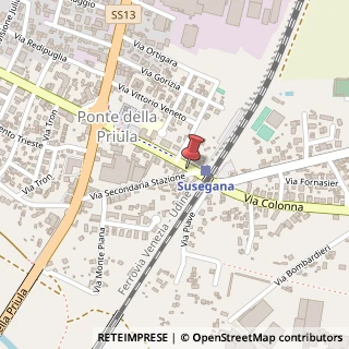 Mappa Piazza Stazione, 6, 31010 Susegana, Treviso (Veneto)