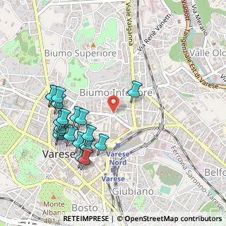 Mappa Piazza Madonnina in Prato, 21100 Varese VA, Italia (0.518)