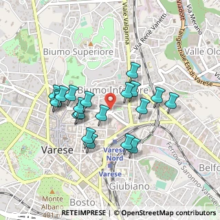 Mappa Piazza Madonnina in Prato, 21100 Varese VA, Italia (0.396)