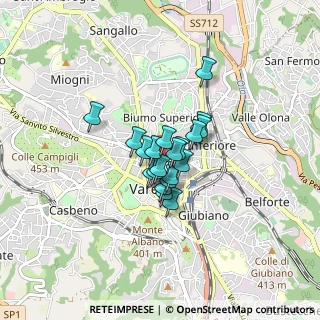 Mappa Via Dandolo Vincenzo, 21100 Varese VA, Italia (0.463)