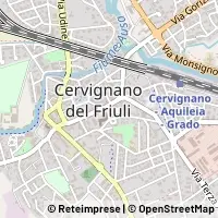 Map Cervignano del Friuli