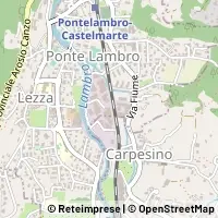 Karte Ponte Lambro