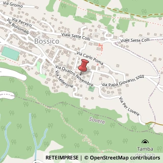 Mappa Via IV Novembre, 69, 24060 Bossico, Bergamo (Lombardia)