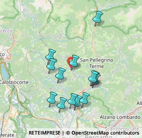 Mappa Via Donizetti, 24012 Val Brembilla BG, Italia (6.85846)