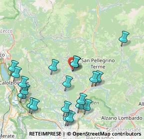 Mappa Via Donizetti, 24012 Val Brembilla BG, Italia (9.332)