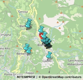 Mappa Via Donizetti, 24012 Val Brembilla BG, Italia (1.039)