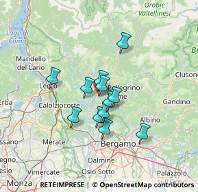 Mappa Via Donizetti, 24012 Val Brembilla BG, Italia (9.4125)