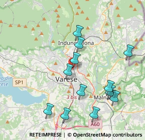 Mappa Viale Valganna, 21056 Varese VA, Italia (4.03083)