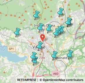 Mappa Viale Valganna, 21056 Varese VA, Italia (3.77867)