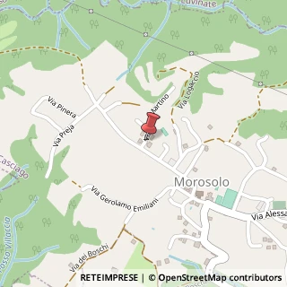 Mappa Via San Martino, 10, 21020 Casciago, Varese (Lombardia)