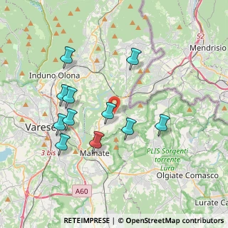 Mappa 21050 Cantello VA, Italia (3.64182)