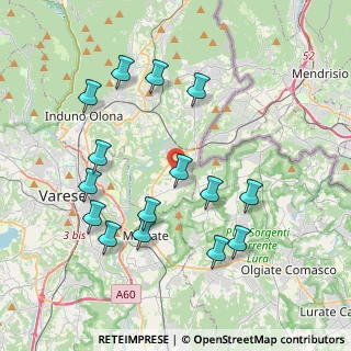 Mappa 21050 Cantello VA, Italia (4.04933)