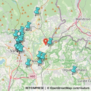 Mappa 21050 Cantello VA, Italia (4.845)