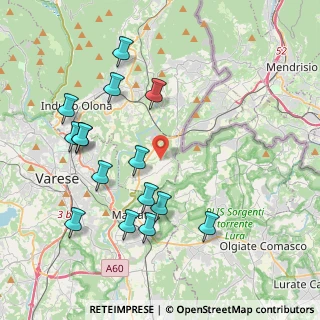 Mappa 21050 Cantello VA, Italia (4.272)