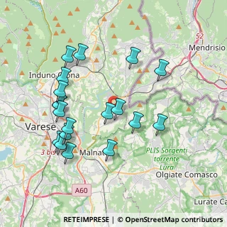 Mappa 21050 Cantello VA, Italia (3.91789)