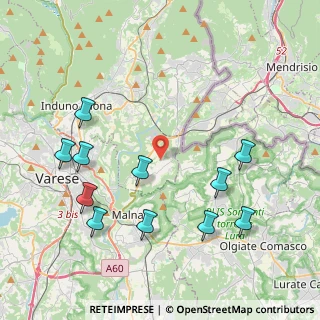 Mappa 21050 Cantello VA, Italia (4.56455)