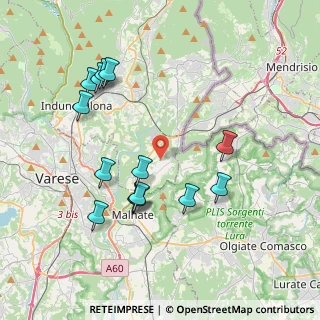 Mappa 21050 Cantello VA, Italia (3.94857)