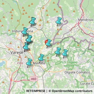Mappa 21050 Cantello VA, Italia (3.79933)
