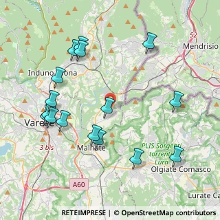 Mappa 21050 Cantello VA, Italia (4.50688)