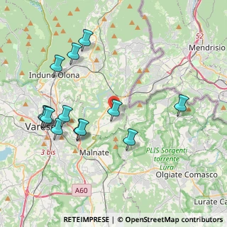Mappa 21050 Cantello VA, Italia (4.30462)
