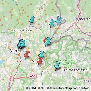 Mappa 21050 Cantello VA, Italia (4.203)