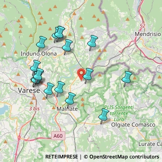 Mappa 21050 Cantello VA, Italia (4.21235)
