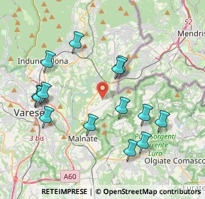 Mappa 21050 Cantello VA, Italia (3.99143)