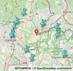 Mappa 21050 Cantello VA, Italia (4.88727)