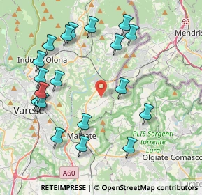 Mappa 21050 Cantello VA, Italia (4.492)