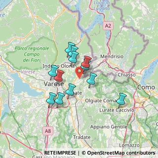Mappa 21050 Cantello VA, Italia (5.215)