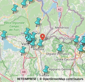 Mappa 21050 Cantello VA, Italia (9.809)