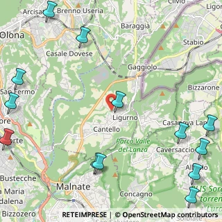 Mappa 21050 Cantello VA, Italia (3.36769)