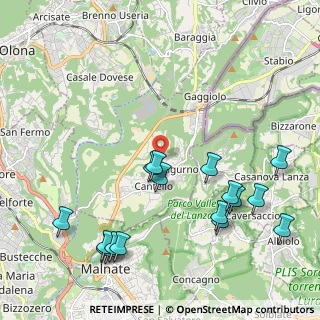 Mappa 21050 Cantello VA, Italia (2.47471)