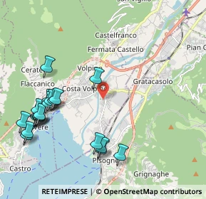 Mappa Via delle Mercede, 24062 Costa Volpino BG, Italia (2.454)