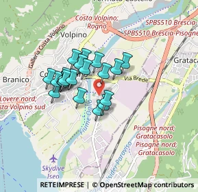 Mappa Via delle Mercede, 24062 Costa Volpino BG, Italia (0.6115)