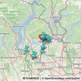 Mappa Via Vincenzo Vela, 21100 Varese VA, Italia (8.33)