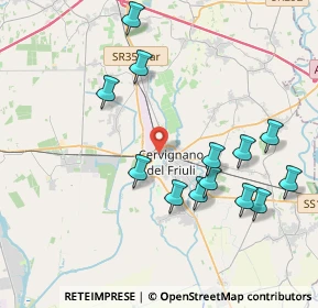 Mappa Via Pietro Sarcinelli, 33052 Cervignano del Friuli UD, Italia (4.09154)