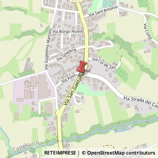 Mappa Via San Gaetano, 32, 31030 Castelcucco, Treviso (Veneto)