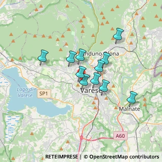Mappa Via Cernuschi Enrico, 21100 Varese VA, Italia (2.64727)
