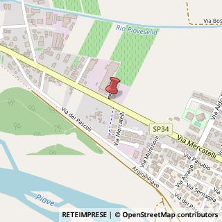 Mappa Via Mercatelli Maglio, 8, 31058 Ponte Della Priula TV, Italia, 31058 Susegana, Treviso (Veneto)