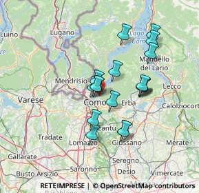 Mappa Via Giacomo Scalini, 22034 Brunate CO, Italia (11.41944)